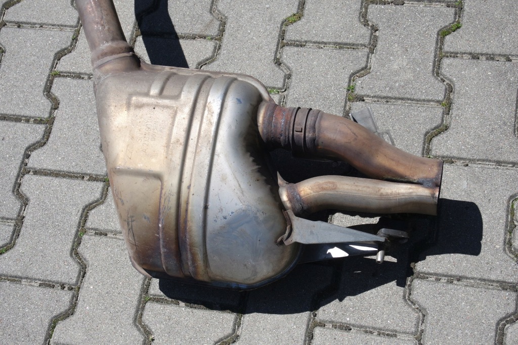 Kompletny вихлоп гасник труба mercedes gt amg 53 x290 w290 a2134900105 в Україні