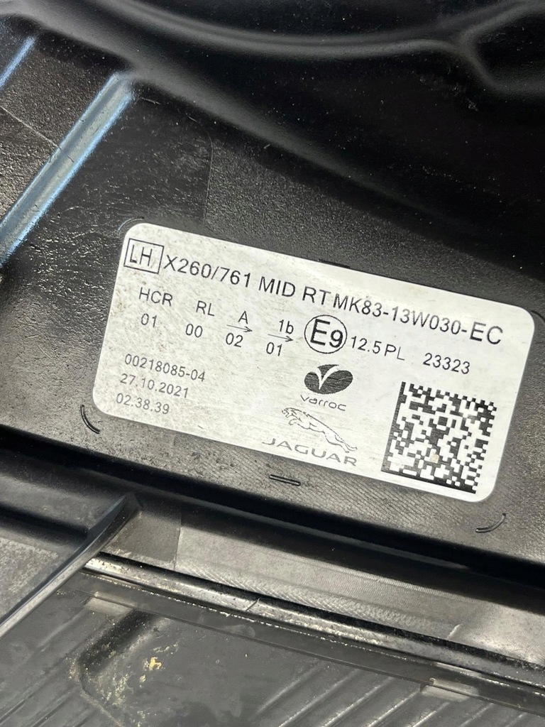 фото №7, Лампа левая передняя jaguar xf ii x260 lift f-pace x761 full led mid rt