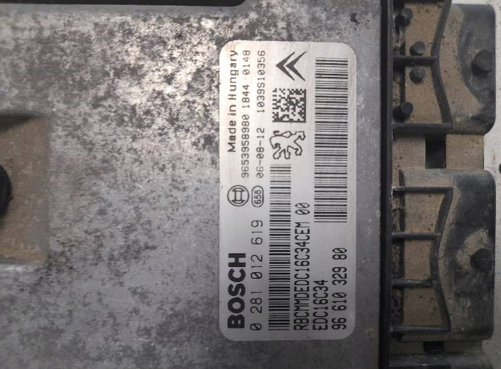 фото №3, Бортовой компьютер двигателя citroen berlingo