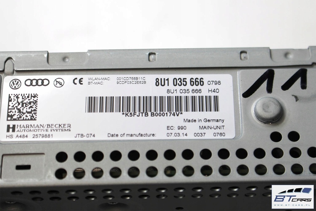 фото №8, Audi q3 fl набір mmi 3g+ зчитувач + монітор 8u 8u1035666 8u0857273b wyświet