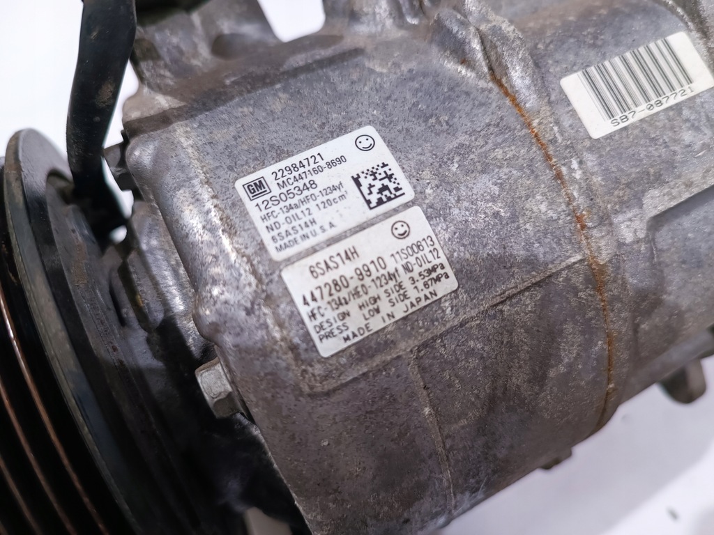 фото №8, Компресор компресор кондиціонера chevrolet camaro 3.6 v6 2016-