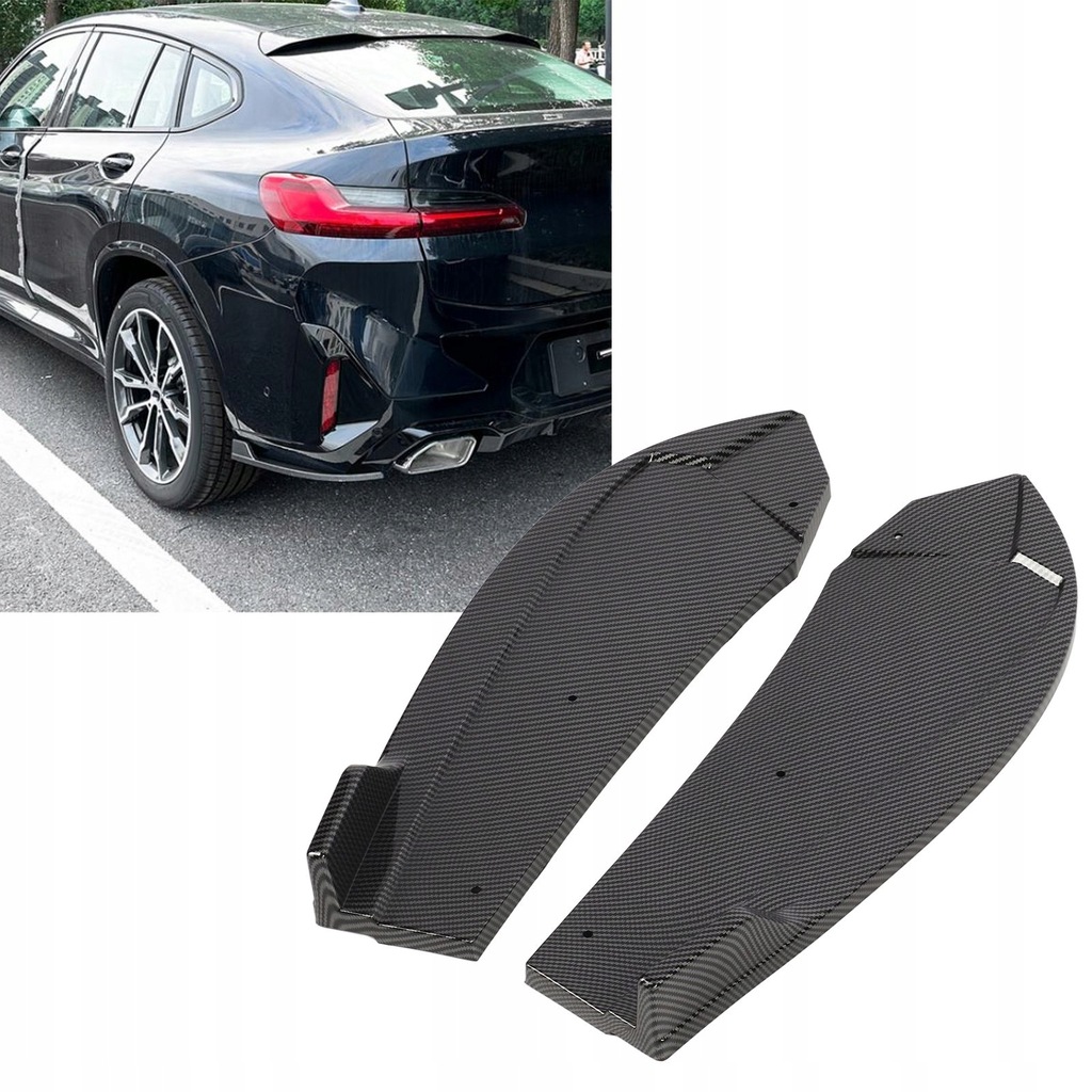 фото №12, 1 пара спліттер заднього бампера stylowy вигляд спліттер дифузор заднього