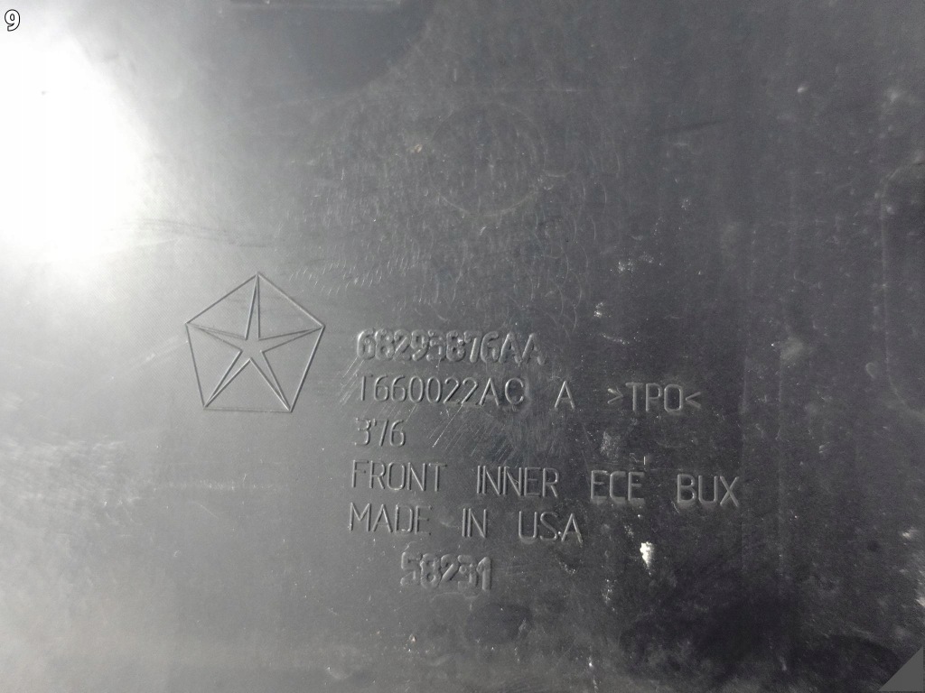 фото №10, Jeep wrangler jl iv 4 18- бампер абсорбер усилитель перед 68293876aa