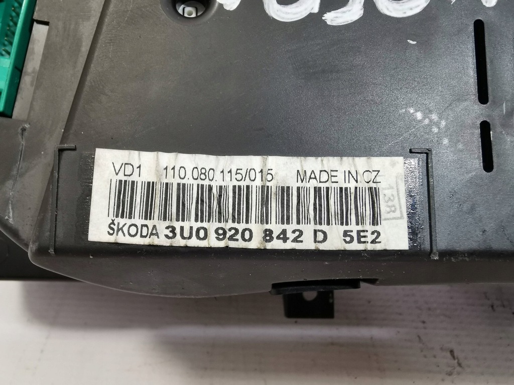 фото №7, Skoda superb счетчик спидометр 3u0920842d all/c/4