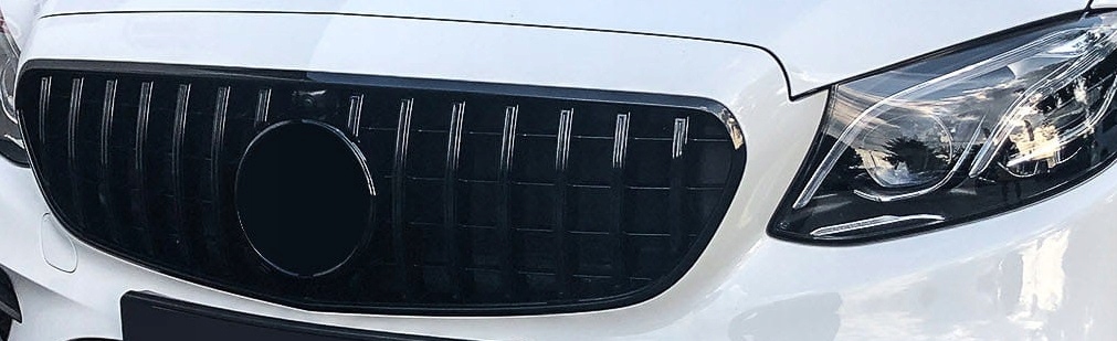 фото №3, Mercedes e w213 gt 16- решётка радиатора решётка радиатора czarna