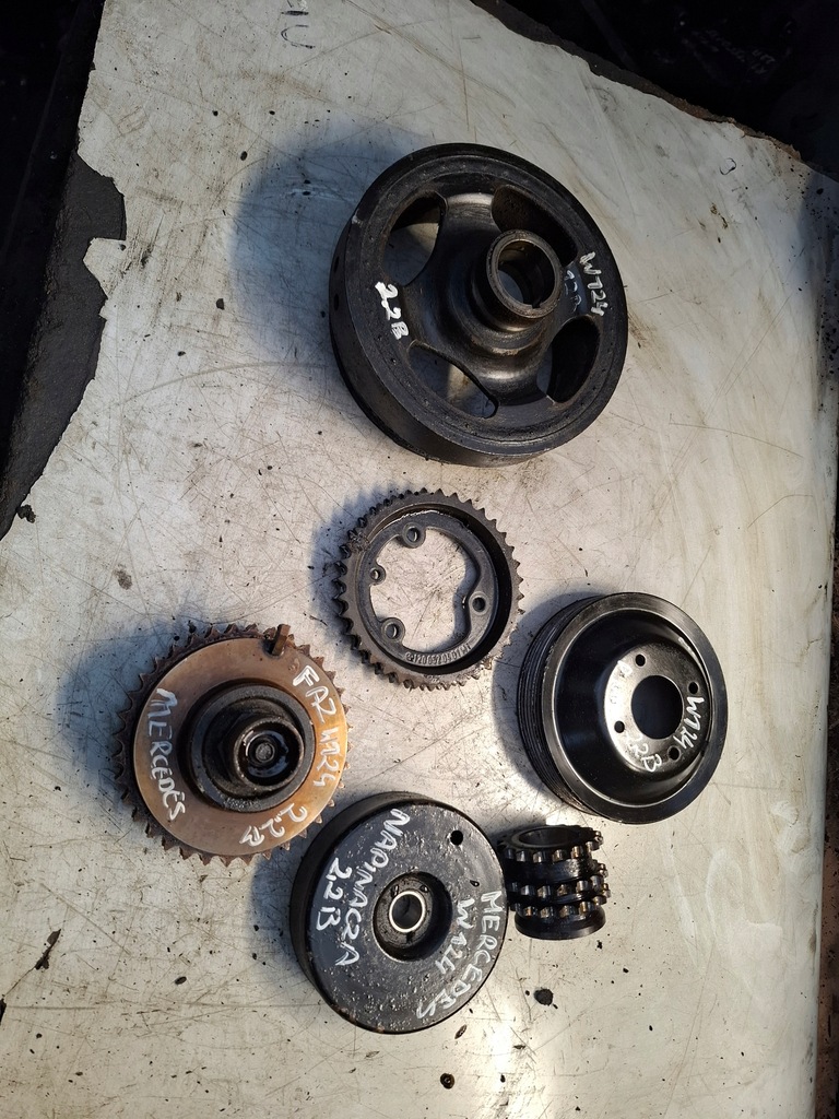 фото №1, Mercedes w124 2,2 b колесо зубчасте вала