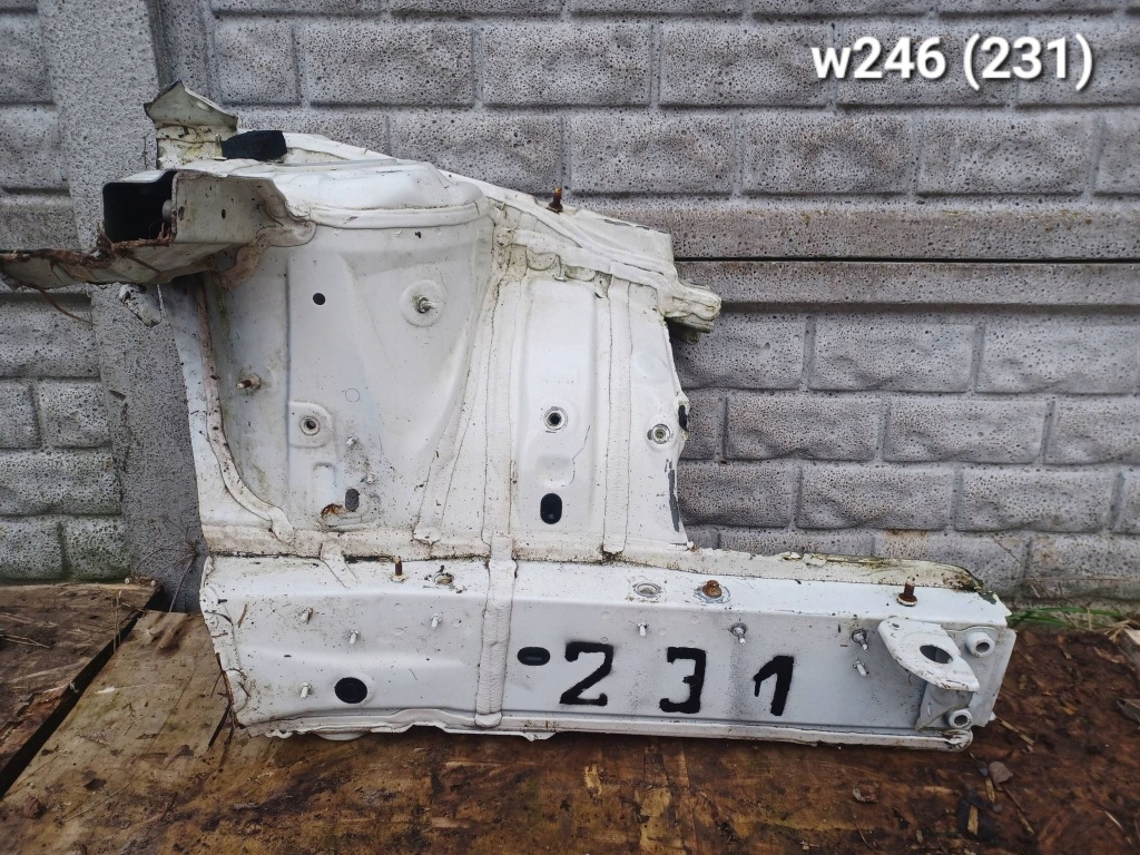 фото №1, Mercedes b w246 246 чверть лонжерон чашка лівий перед 2466260352