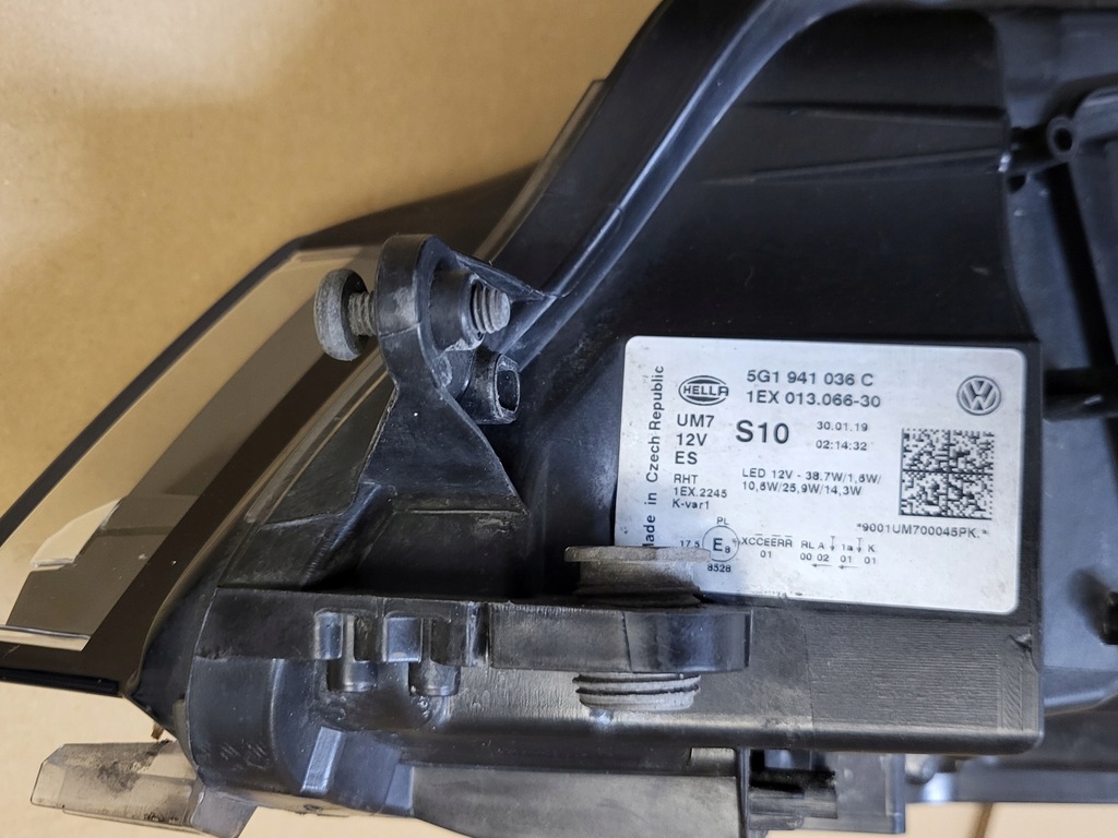 фото №14, Лампа перед full led права ліва модуль vw golf vii 7 5g lift оригінальний номер eu повний