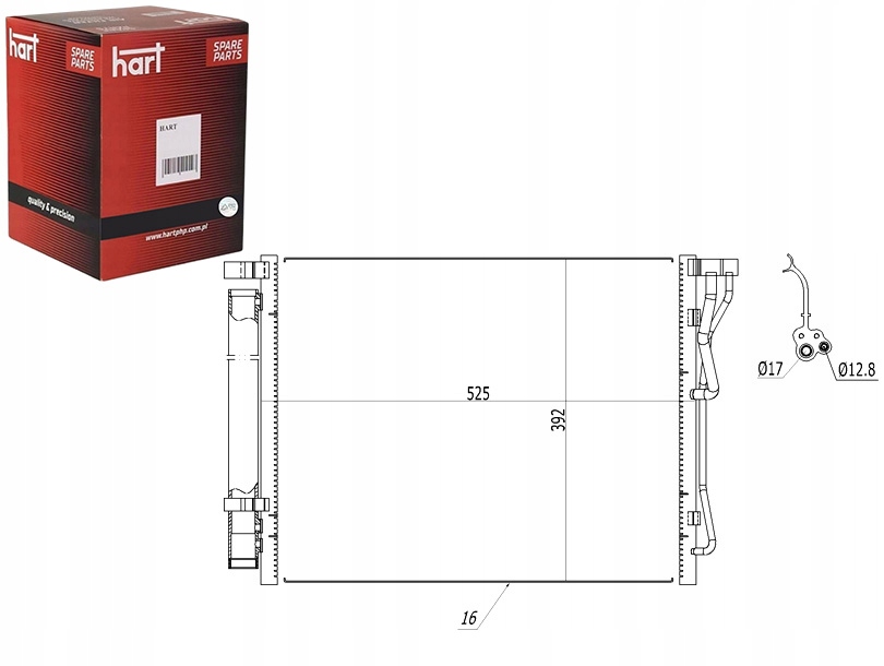 фото №1, Конденсатор конденсатор кондиціонера sonata 14- hart