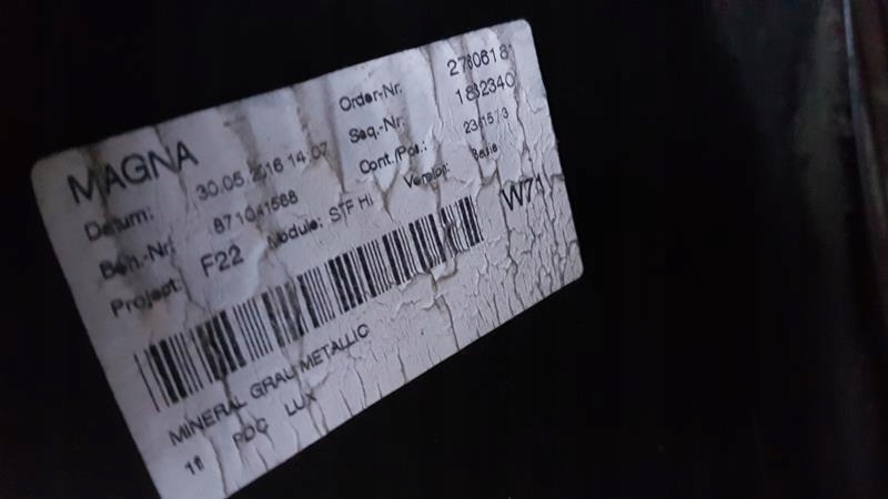 фото №9, Бампер задний bmw seria 2 f22 grau металлик pdc