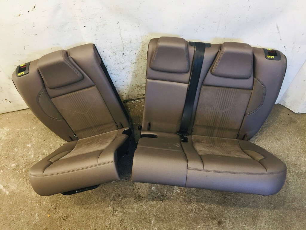 фото №9, Заднє сидіння ремені сидіння коричневий zamszyk peugeot 2008 напівшкіра