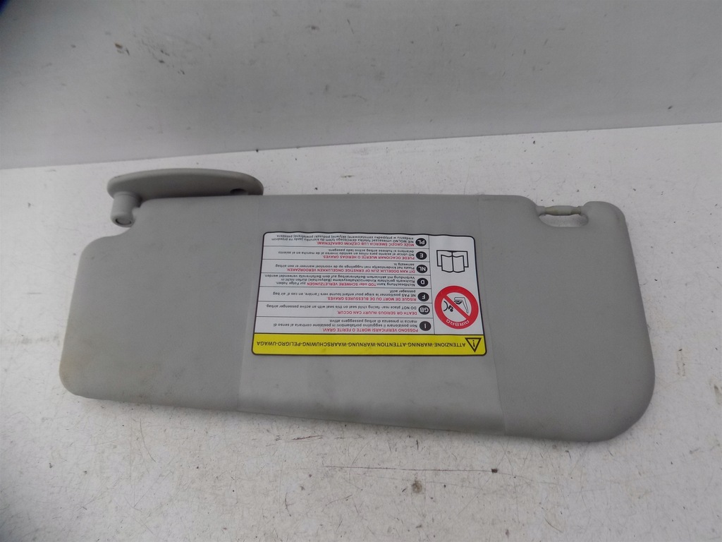 фото №1, Захист сонцезахисна козирок правий fiat grande punto пасажира szary