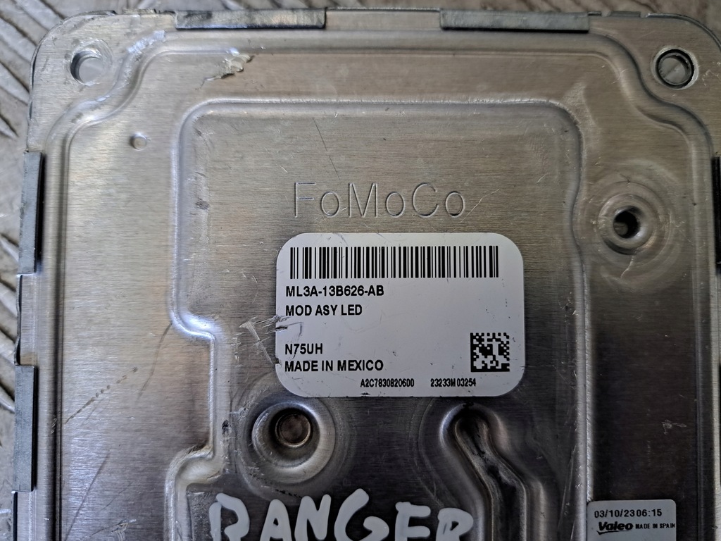фото №4, Ford ranger 3 2023 r преобразователь модуль led лампы перед ml3a-13b626-ab