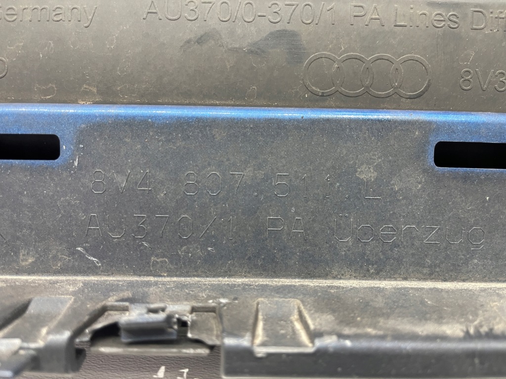 Audi a3 lift 8v 8v4 бампер задняя задний хороший 8v4807511l Цена