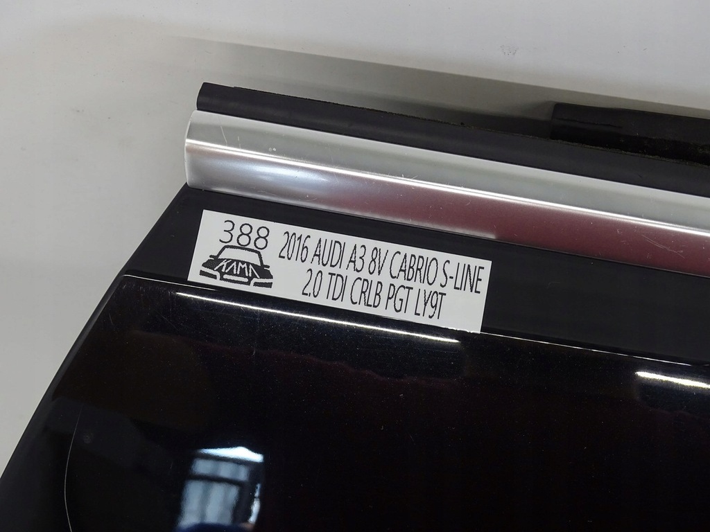 фото №14, Дверь правый перед правое передние audi a3 8v cabrio 13-20r чёрные ly9t