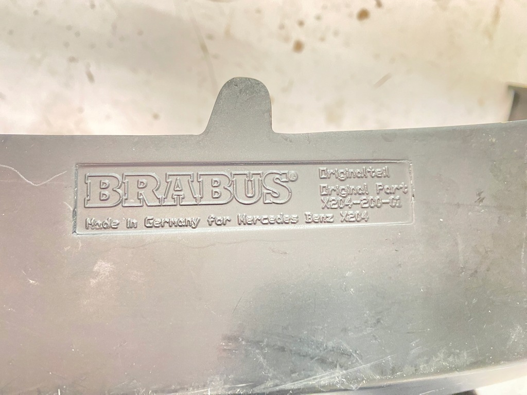 фото №12, Спойлер накладка бампера перед mercedes glk x204 brabus