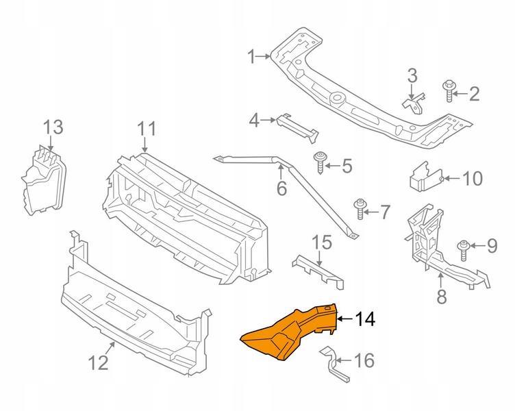 фото №13, Канал повітря гальма лівий bmw f30 f30n f31 f31n - 51748054229