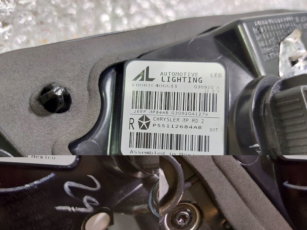 фото №7, Jeep compass ii лампа задняя задняя левая p55112684ab