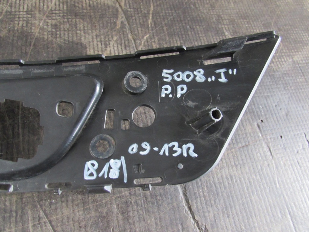 фото №8, Решітка бампера правий перед peugeot 5008 i 09-13r c04626-0911sm027