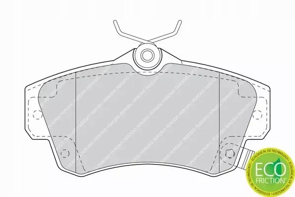 фото №2, Ferodo тормозные колодки тормозные fdb1442