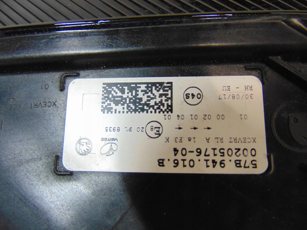 фото №13, Skoda оригінальний номер 57b941016b лампа full led