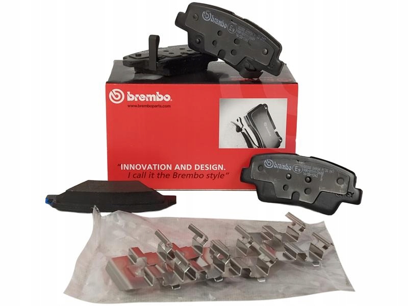 фото №16, Гальмівні колодки гальмівні kia soul 09- задня brembo