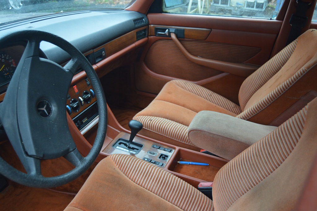 фото №14, Mercedes w126 całe салон сидіння велюр 937 sienna