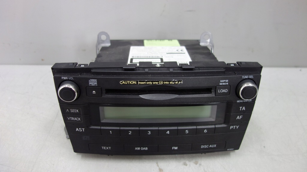 фото №1, Toyota avensis t27 радіо cd 86120-05161