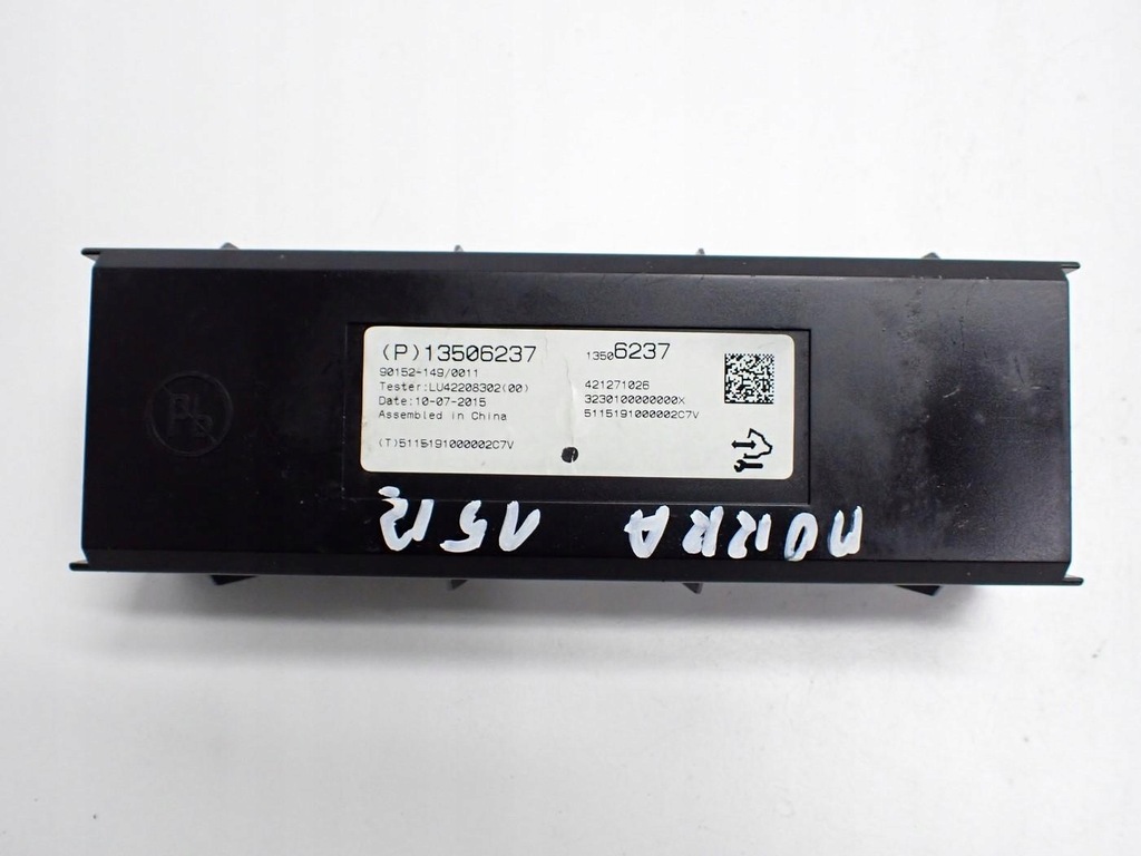 фото №1, Модуль блок керування кондиціонера 13506237 opel mokka 15r