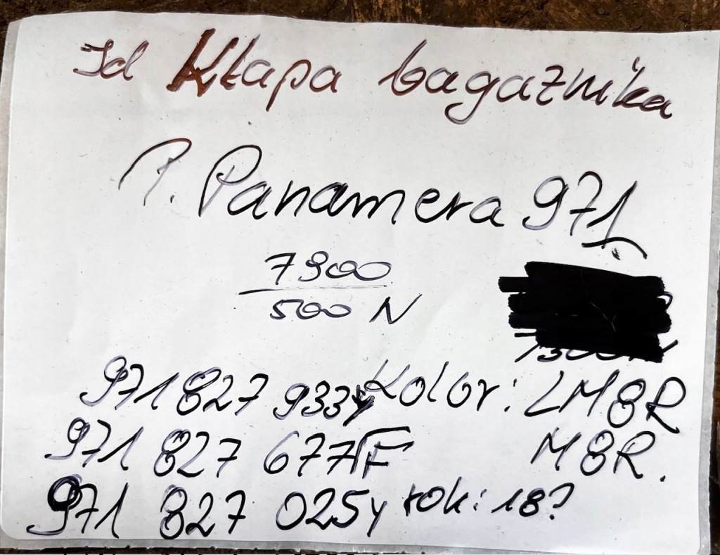 фото №6, Idealna kpl. крышка багажника задняя задняя лампы спойлер porsche panamera 971 lm8r m8r 1