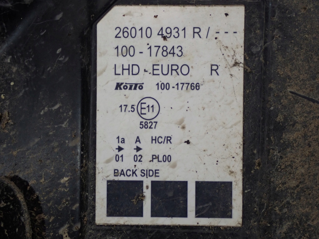 фото №11, Kangoo ii iii z.e. 13- fl лампа перед фара правый 260104931r 100-17766