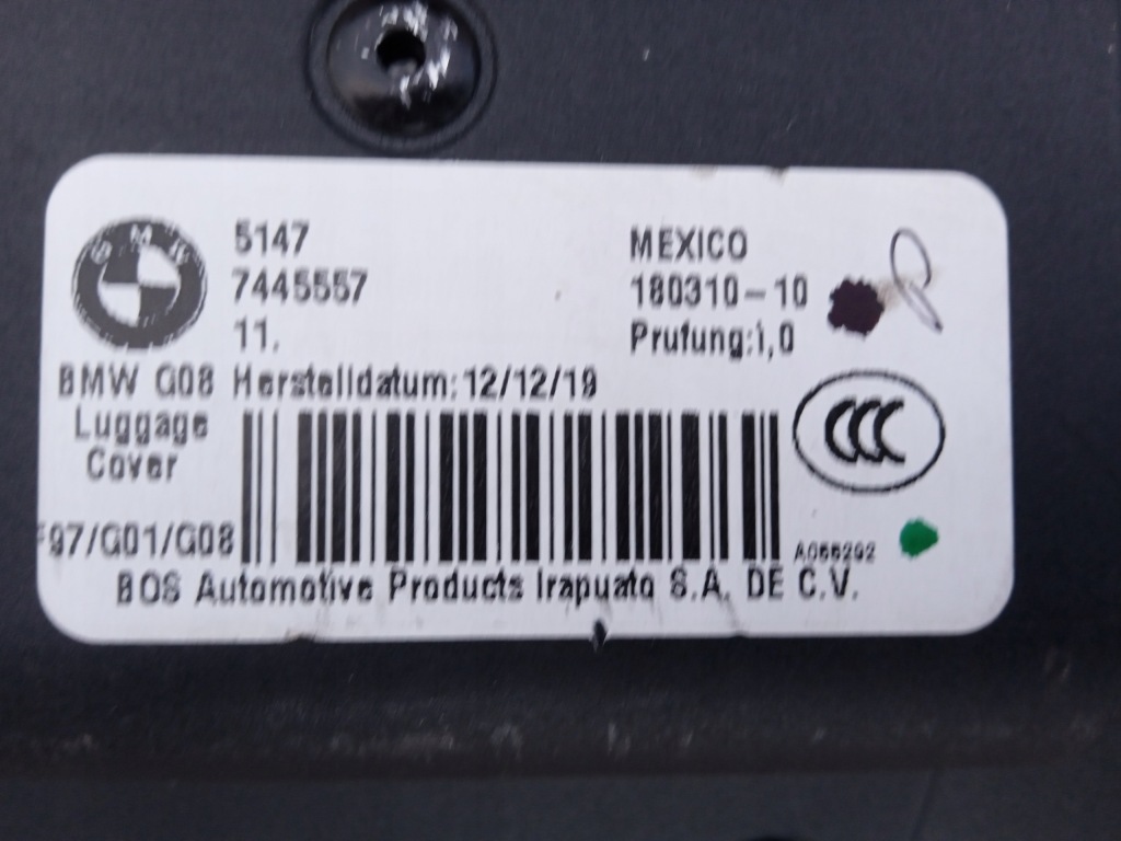 фото №5, Bmw x3 g01 x3m f97 g08 шторка багажника czarna 7445557