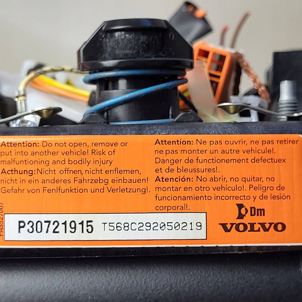 фото №15, Volvo v70 iii v60 s60 v40 xc60 2009 повітропровід подушка подушка безпеки