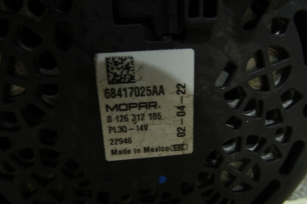 фото №11, Chrysler pacifica lift 2021- 3.6 генератор 68417025aa