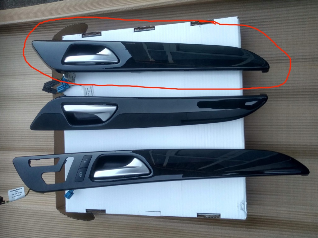 фото №1, Mercedes gls gle gl x166 166 молдинг дверь drewno dekor правый левый задняя