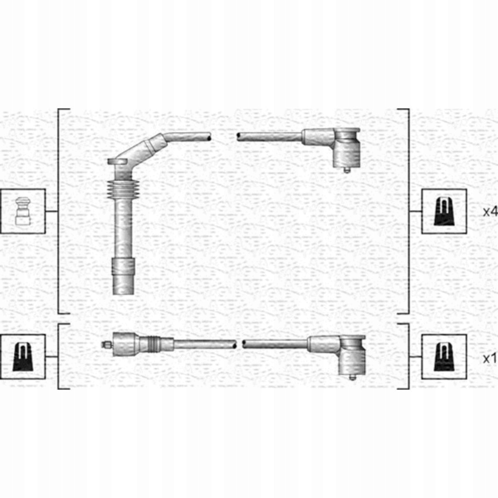 фото №2, Набір трубопровід запалювання magneti marelli 941318111140