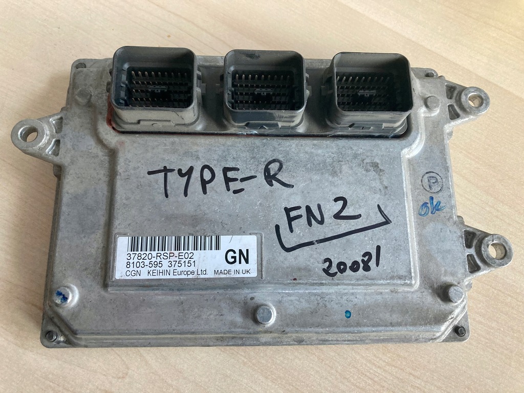 фото №1, Бортовой компьютер ecu honda civic type r viii fn2 37820-rsp-e02