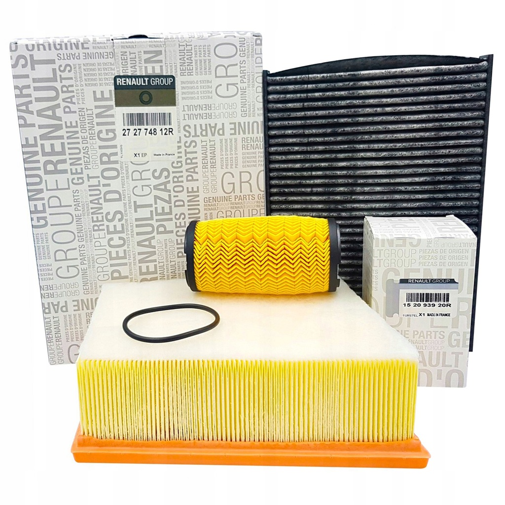 фото №1, Renault talisman 1.6dci набір фільтрів оригінальний номер