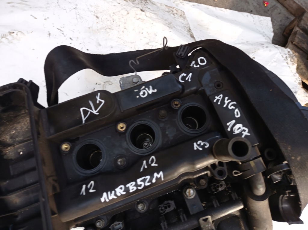 фото №9, Двигун toyota aygo citroen c1 peugeot 107 1.0 1krb52m