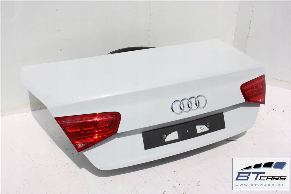 фото №7, Audi a8 4h d4 ls9r задня бампер задній + кришка багажника багажника + лампи лампа світлодіоди l