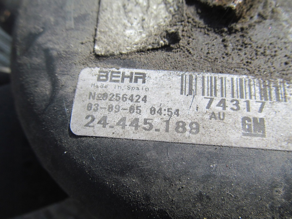 фото №6, Corsa c agila вентилятор радіатора 24445189 c308