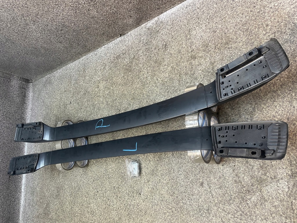 Рейлінги дахові комплект рейлінг правий + ліве bmw x6 e71 рестайлінг  чорні в гарному стані Доставка