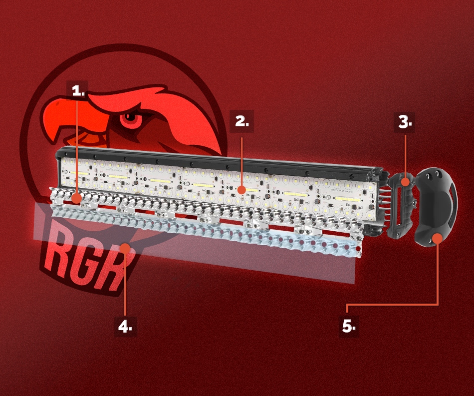 фото №10, Лампа робоча 65cm пряма 12v 24v балка led dalekosiężna led bar прожектор