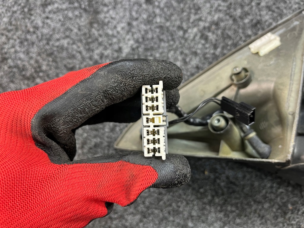 фото №11, Peugeot 406 coupe зеркало правое ele. 13 + 2 pin