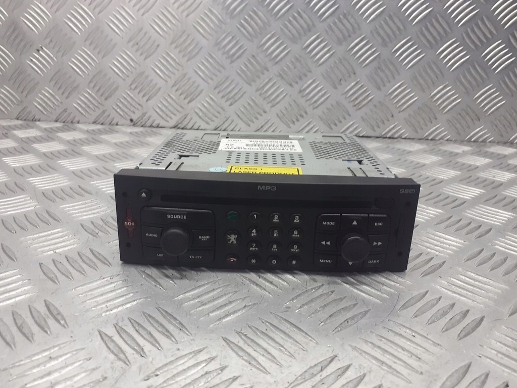 фото №1, Радіо заводський peugeot 307 sw 96614497