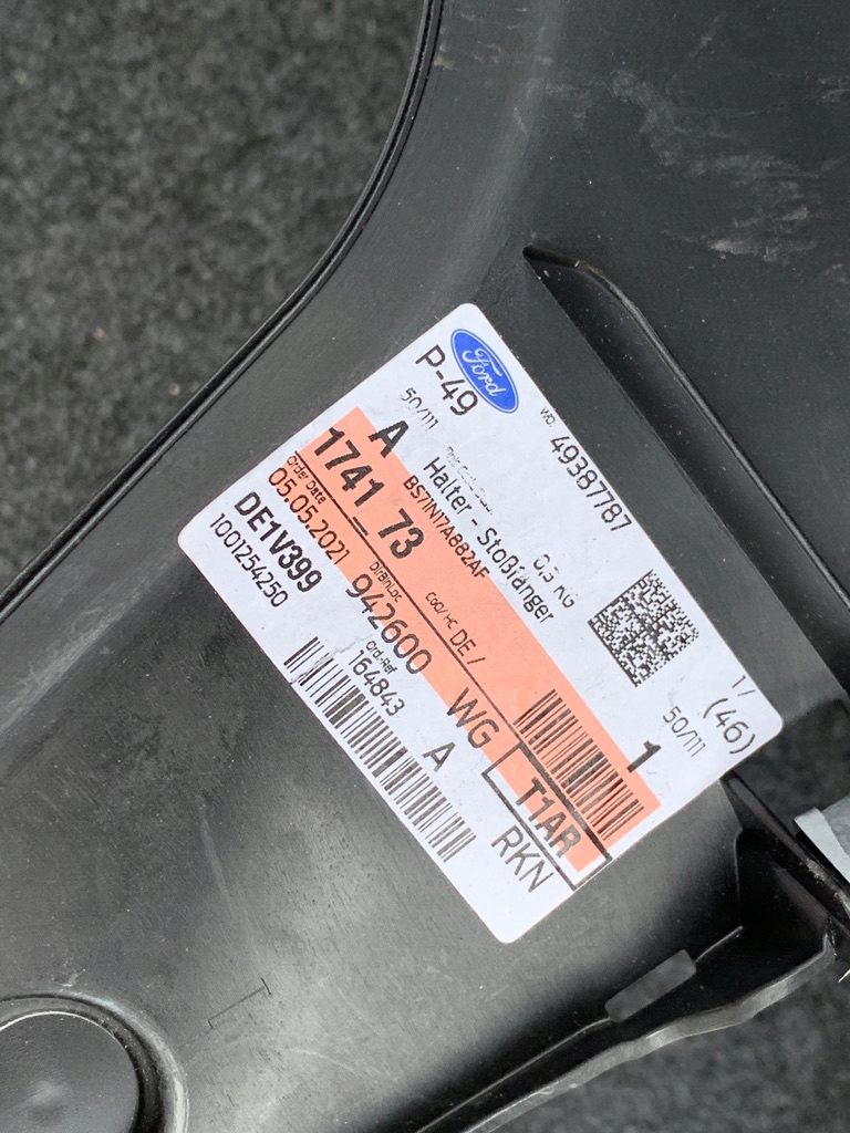 фото №8, Кронштейн левый накладка багажника mondeo 10-14 kombi