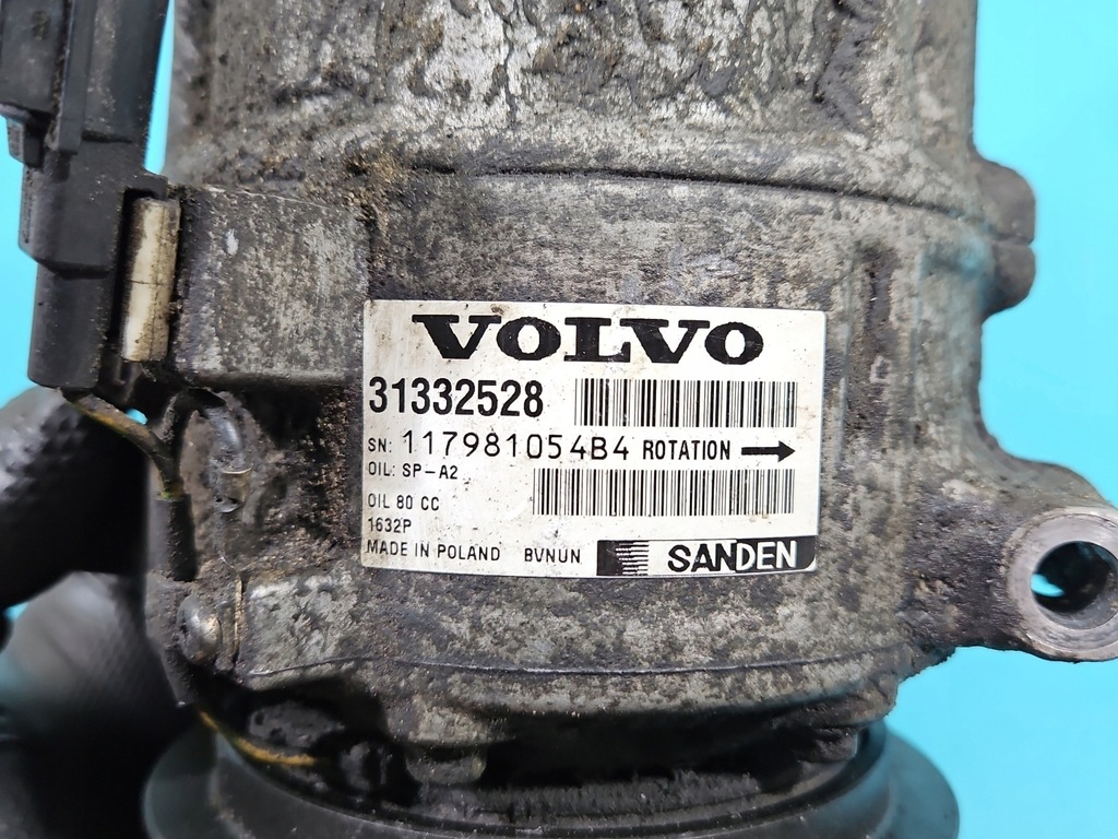 фото №7, Компрессор кондиционера компрессор volvo v60 i 10- 31332528