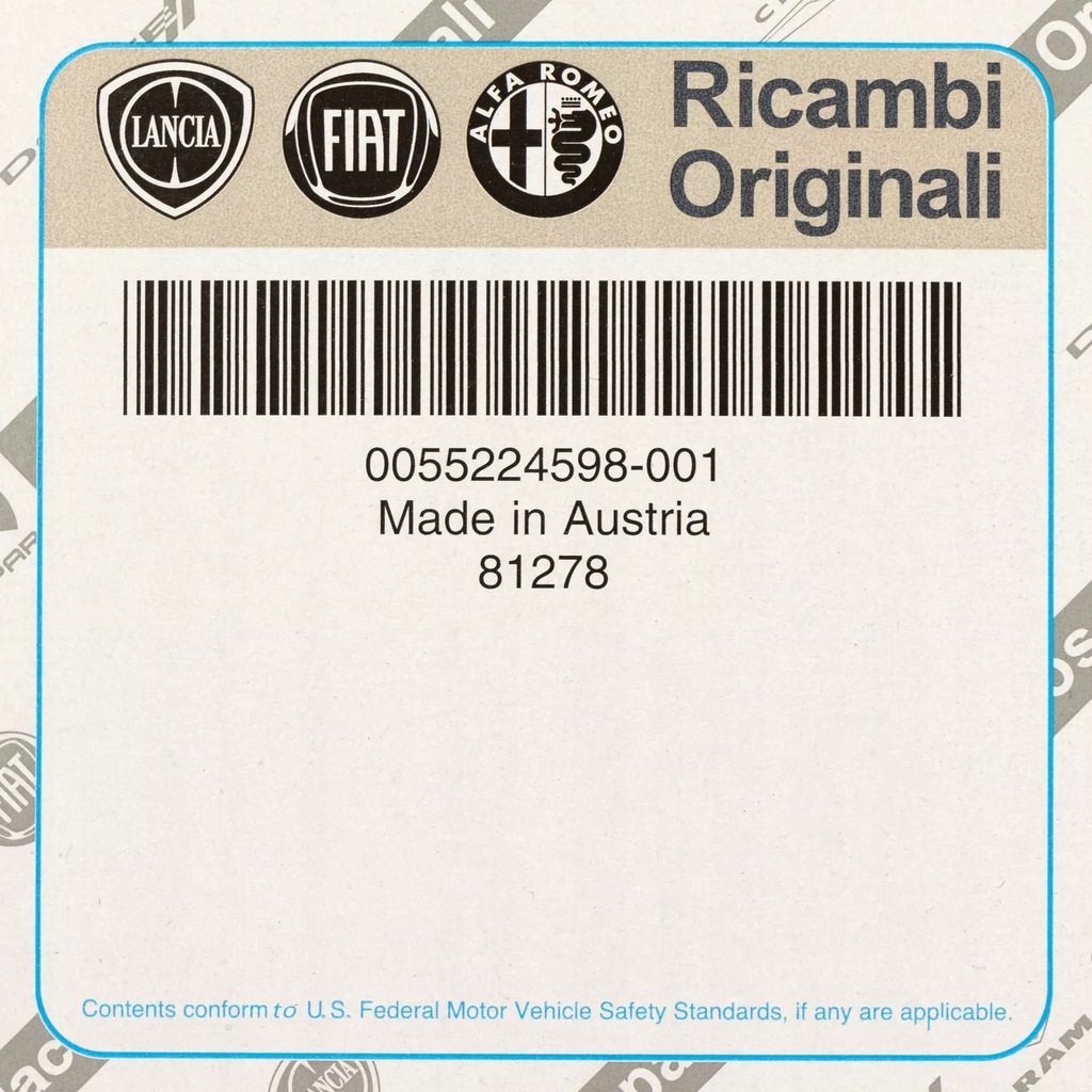 фото №9, Фильтр масла alfa romeo mito 0.9l mopar оригинальный номер 55224598