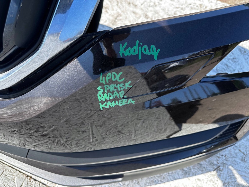 фото №11, Kodiaq бампер перед передній коричневий lf8v 4pdc омивачі