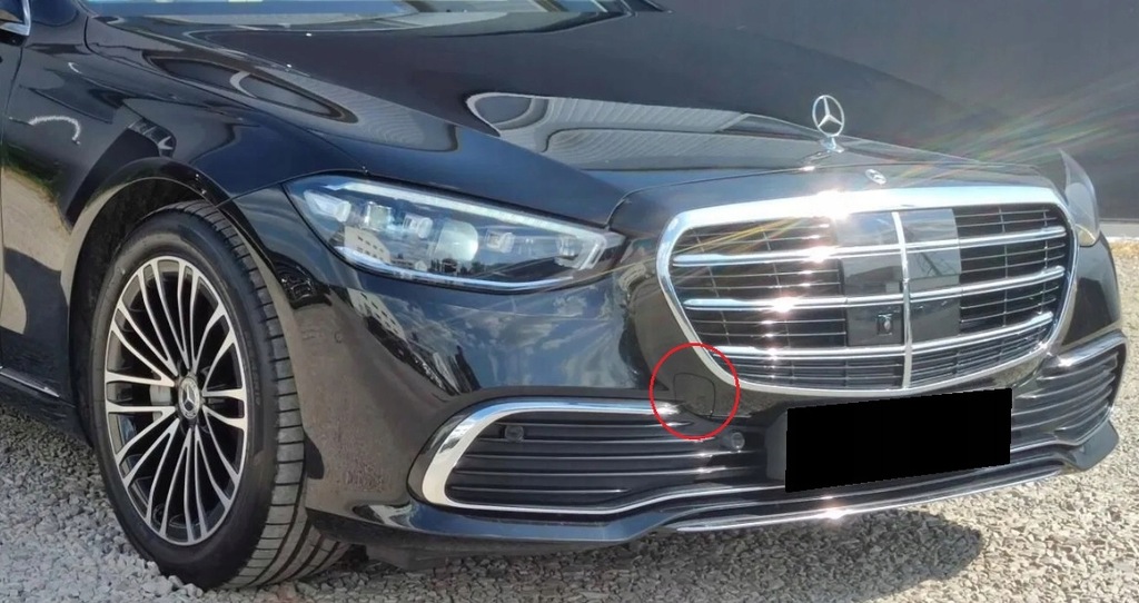 фото №13, Mercedes klasa s w223 2020- заглушка hak перед оригінальний номер